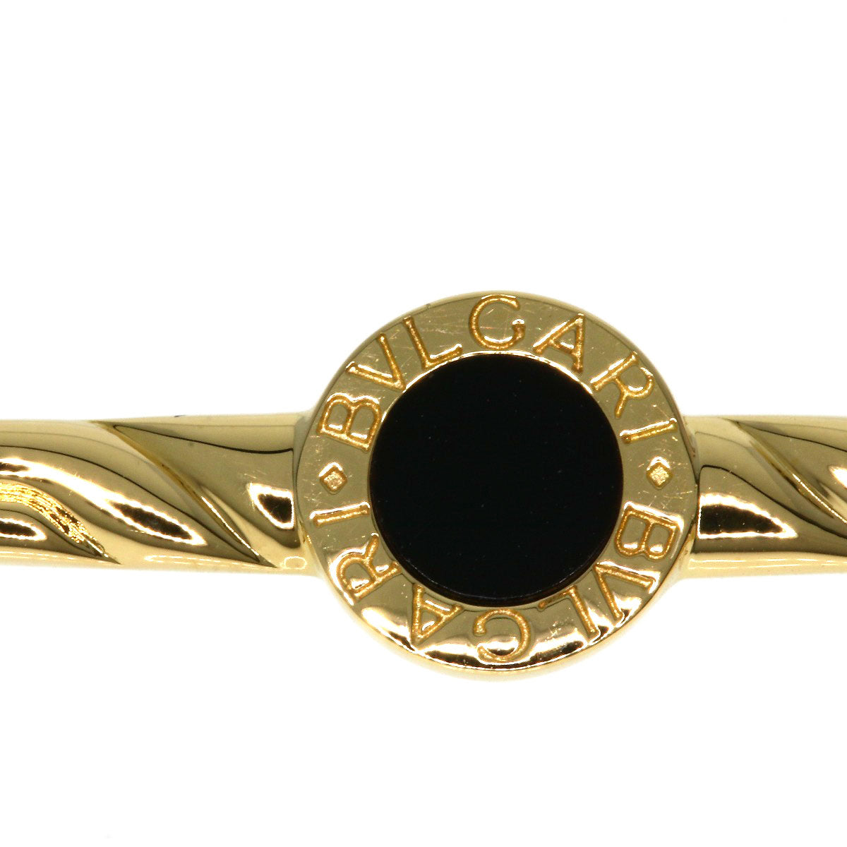 Bvlgari Tie Pin 18K Yellow Gold Gold Bvlgari Bvlgari Onyx