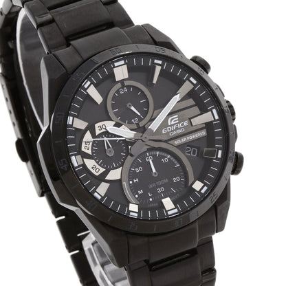 Casio Watches Solar Powered Eqs-940 Stainless Steel Black Edifice Black Dial