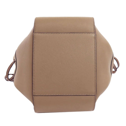Loewe Handbag Calfskin Beige Hammock 2Way Women