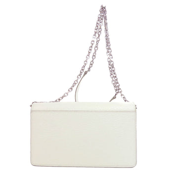 Maison Margiela Long Wallet Purse Leather White Chain Wallet Women