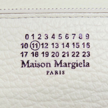 Maison Margiela Long Wallet Purse Leather White Chain Wallet Women
