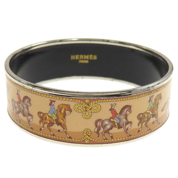 Hermes Bracelet Metallic Brown Emaille Gm Women