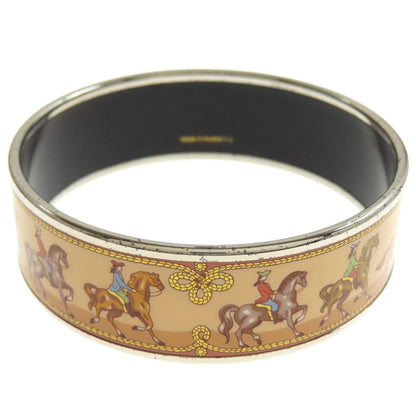 Hermes Bracelet Metallic Brown Emaille Gm Women