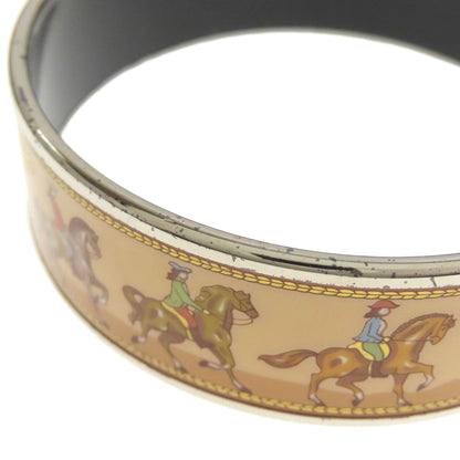 Hermes Bracelet Metallic Brown Emaille Gm Women