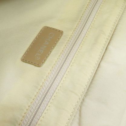 Chanel Backpack Nylon Jacquard Beige New Travel Line