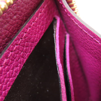 Louis Vuitton Long Wallet Purse M61701 Ann Platt Purple Portefeuille Clemence Women