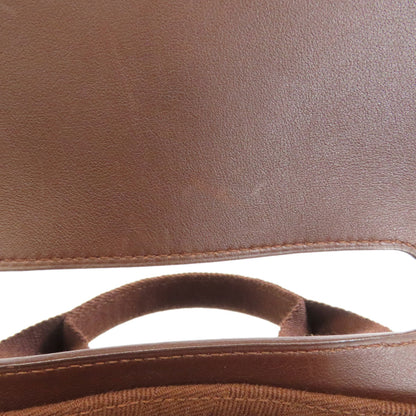Hermes Handbag Towal Chevron Brown Valparaiso Long Pm Women