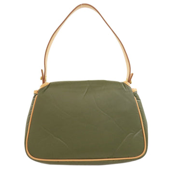 Hunting World Handbag Nylon, Leather Green Logo Women