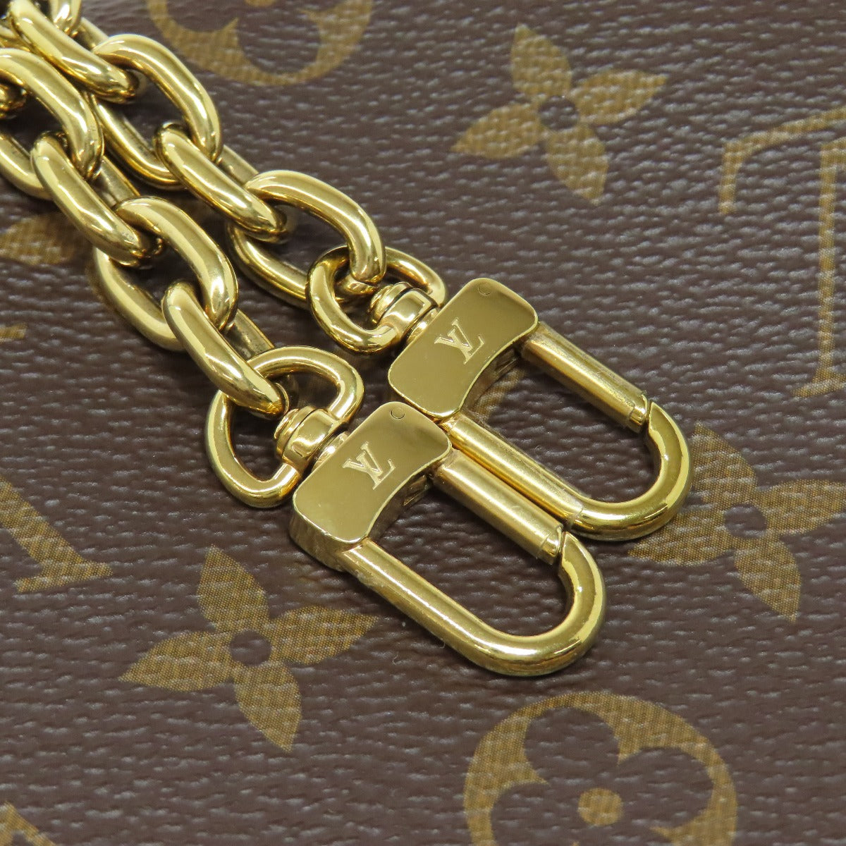 Louis Vuitton Shoulder Bag M81098 Monogram Canvas Brown Loop Women