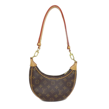 Louis Vuitton Shoulder Bag M81098 Monogram Canvas Brown Loop Women