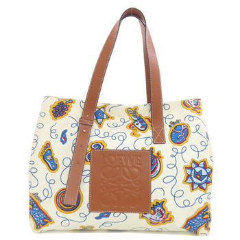 Loewe Tote Bag Canvas White Paula'S Ibiza Women