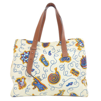 Loewe Tote Bag Canvas White Paula'S Ibiza Women