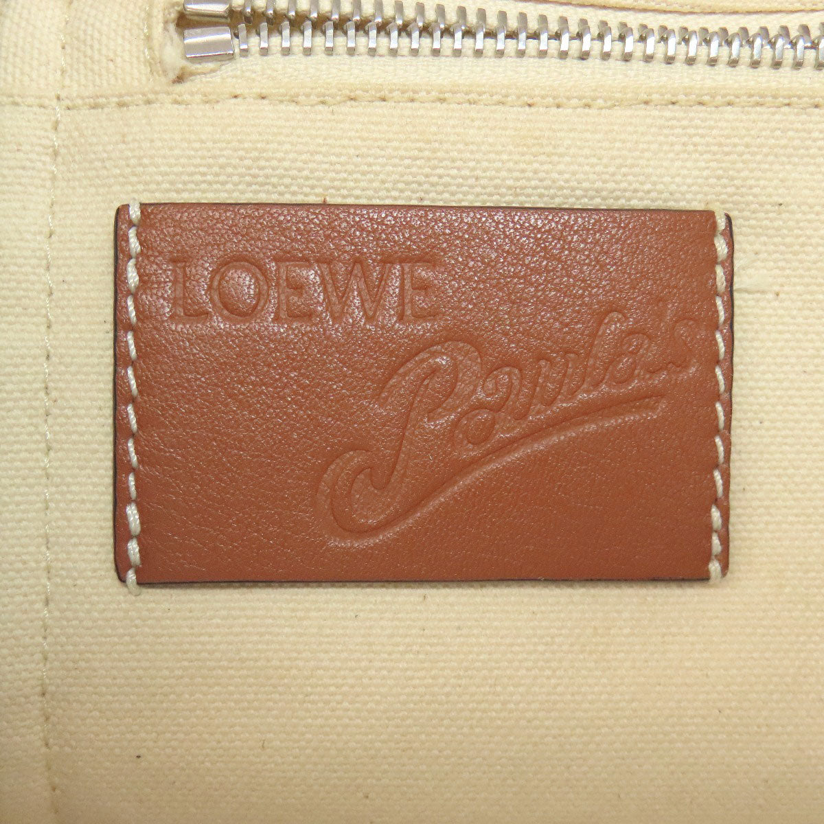 Loewe Tote Bag Canvas White Paula'S Ibiza Women
