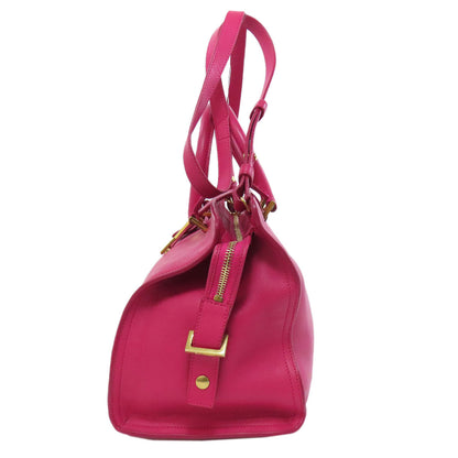 Saint Laurent Handbag Leather Pink Petit Cabas 2Way Women