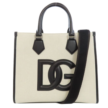 Dolce&Gabbana Tote Bag Canvas Black 2Way Women