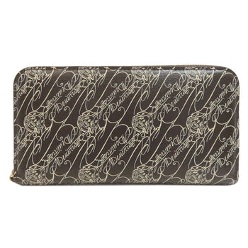 Berluti Long Wallet Purse Pvc Brown Calligraphy Mens
