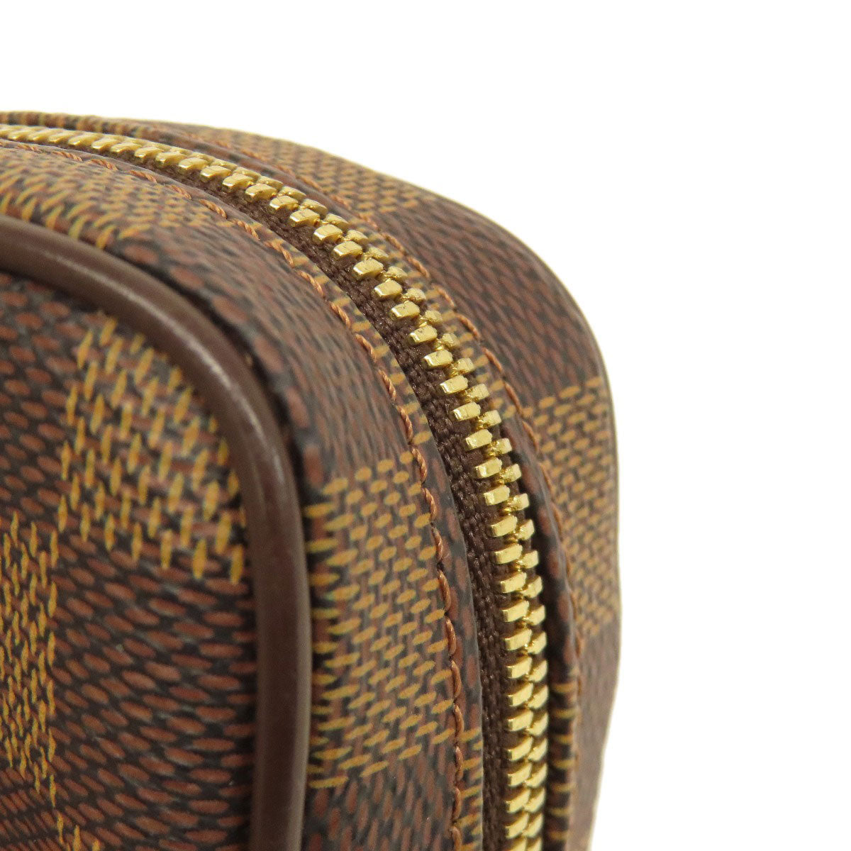 Louis Vuitton Accessory Pouch N61738 Damier Canvas Brown Etui Okapi Pm Women