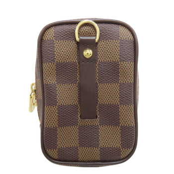 Louis Vuitton Accessory Pouch N61738 Damier Canvas Brown Etui Okapi Pm Women