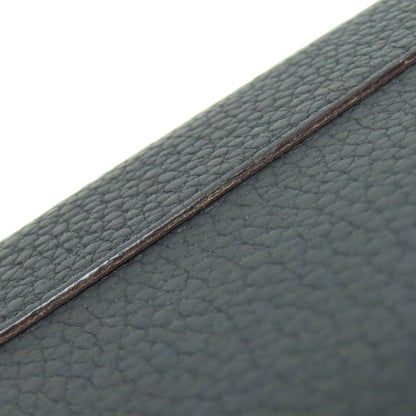 Louis Vuitton Long Wallet Purse M61248 Taurillon Clemence Black Portefeuille Capsine Women