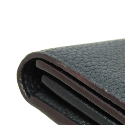Louis Vuitton Long Wallet Purse M61248 Taurillon Clemence Black Portefeuille Capsine Women