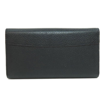 Louis Vuitton Long Wallet Purse M61248 Taurillon Clemence Black Portefeuille Capsine Women