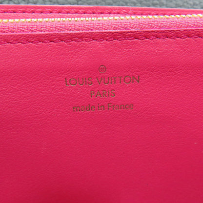 Louis Vuitton Long Wallet Purse M61248 Taurillon Clemence Black Portefeuille Capsine Women