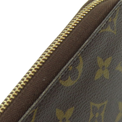 Louis Vuitton Long Wallet Purse M60002 Monogram Canvas Brown Zippy Organizer Mens