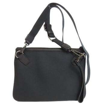 Hunting World Shoulder Bag Canvas Black Logo Women