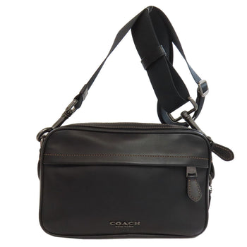 Coach Shoulder Bag F39946 Leather Black Long Shoulder Women