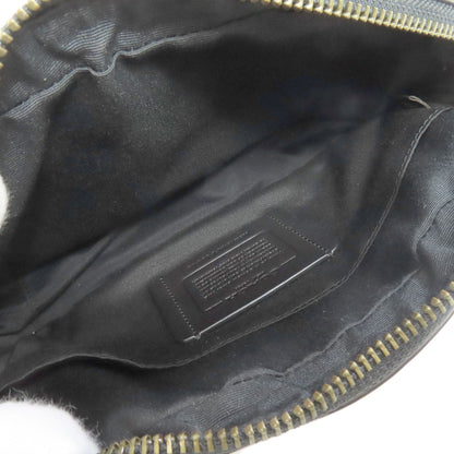 Coach Shoulder Bag F39946 Leather Black Long Shoulder Women