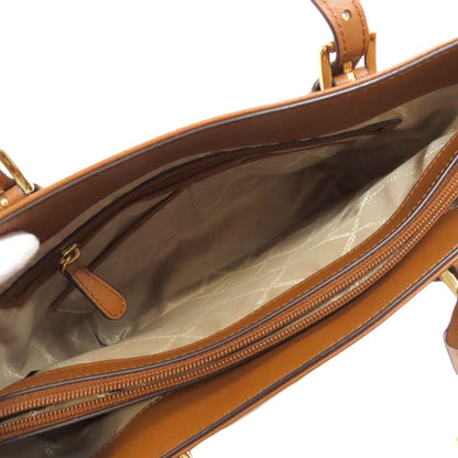 Michael Kors Tote Bag Pvc Brown Logo Women