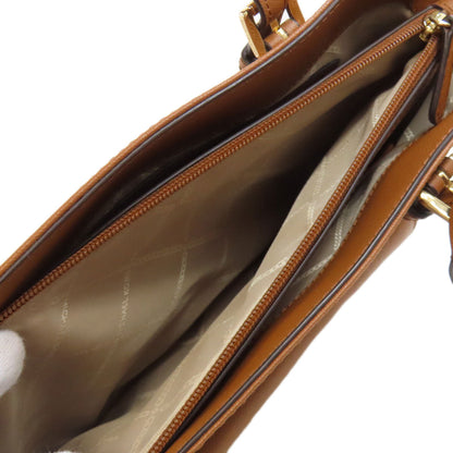 Michael Kors Tote Bag Pvc Brown Logo Women