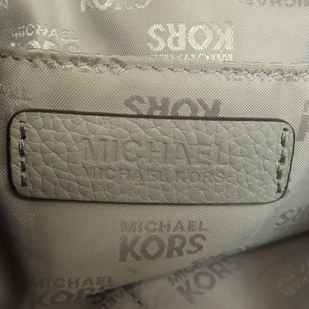 Michael Kors Shoulder Bag Leather Gray One Belt
