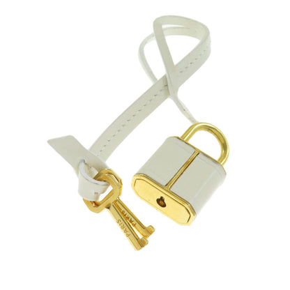 Celine Shoulder Bag Pvc White Triomphe Women