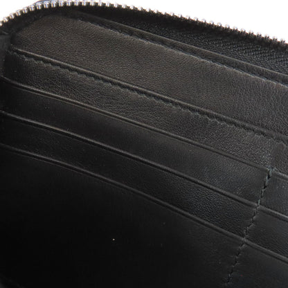 Jimmy Choo Long Wallet Purse Leather Navy Star Motif Studs Women
