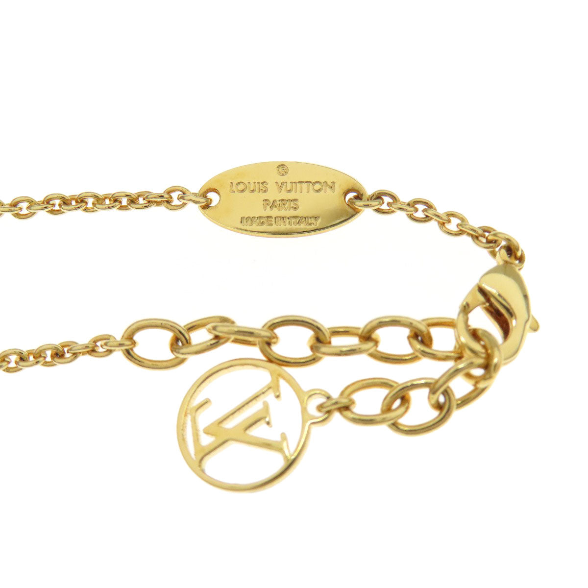 Louis Vuitton Bracelet M69580 Metallic Gold Rhinestone California Dream Essential V Women