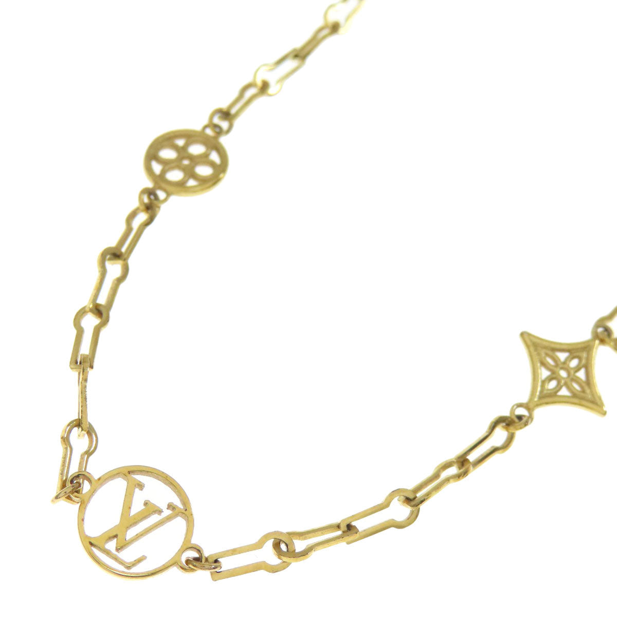 Louis Vuitton Necklace M69622 Metallic Gold Collier Forever Young Women
