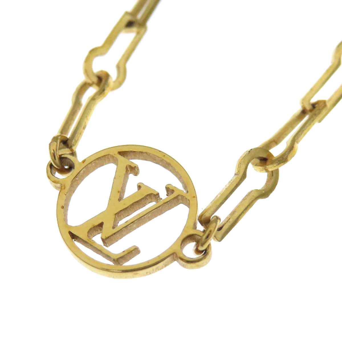 Louis Vuitton Necklace M69622 Metallic Gold Collier Forever Young Women