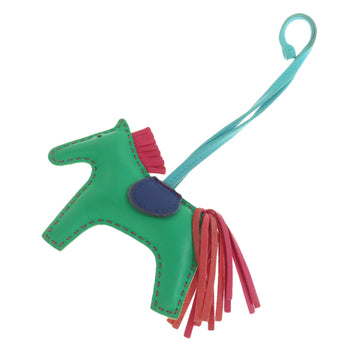 Hermes Key Ring Anyo Miro Green Rodeo Charm Pm Women