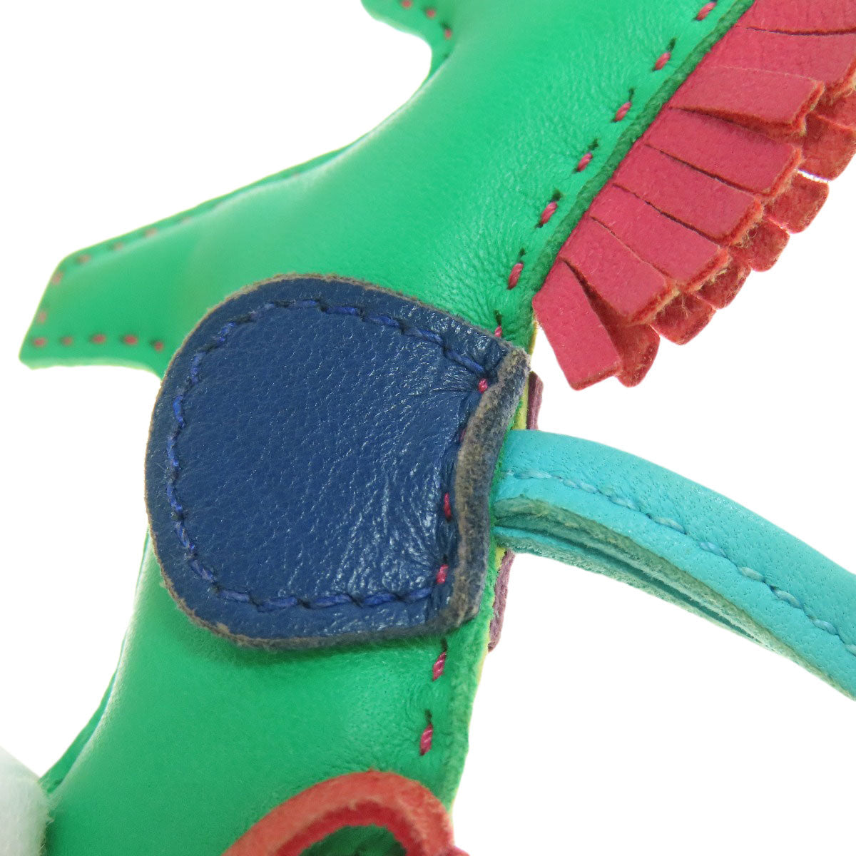 Hermes Key Ring Anyo Miro Green Rodeo Charm Pm Women