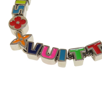 Louis Vuitton Bracelet Mp3282 Metallic Silver Bracelet Monogram Party Women