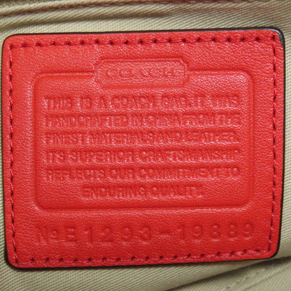 Coach Shoulder Bag 19889 Leather Orange Legacy Women