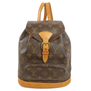 Louis Vuitton Backpack M51136 Monogram Canvas Brown Montsourismm Women