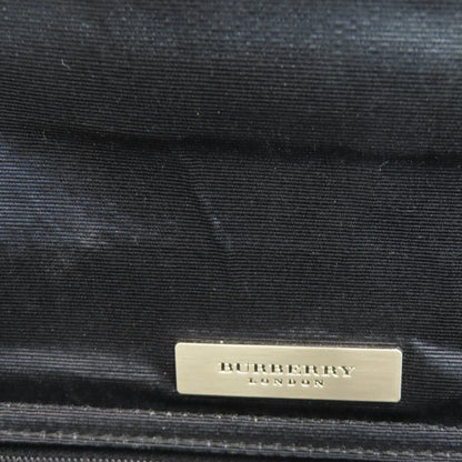 Burberry Tote Bag Nylon, Leather Black Logo Women