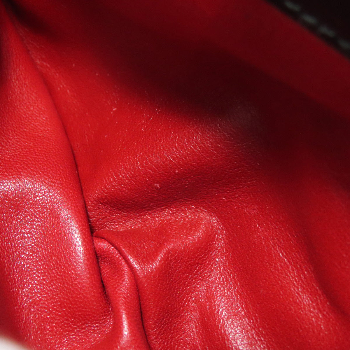 Prada Shoulder Bag Calfskin Black Chainshoulder Women