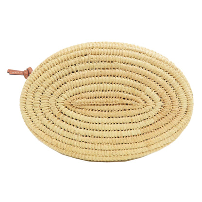 Loewe Shoulder Bag Canvas, Raffia Black Mermaid Motif Women
