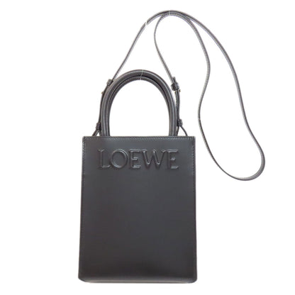 Loewe Handbag Calfskin Black 2Way Women