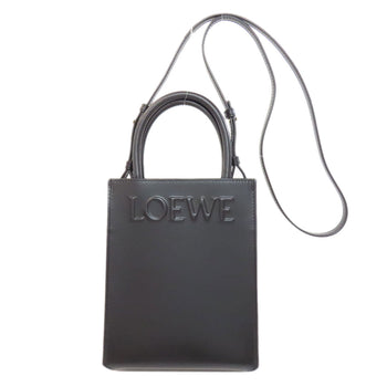 Loewe Handbag Calfskin Black 2Way Women