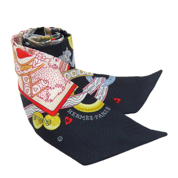 Hermes Scarf Silk Navy Twilly