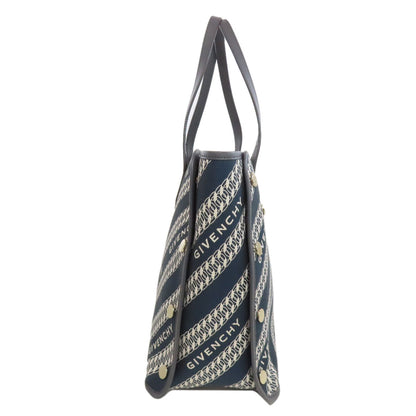 Givenchy Tote Bag Canvas Navy Logo